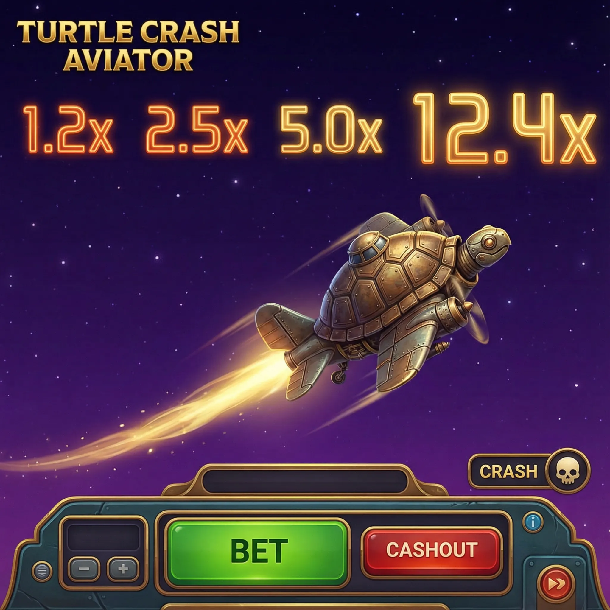 Jogo Aviator Turtle Crash no 119bet